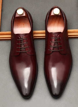 Men's Lace-up Formal Shoes Black Work