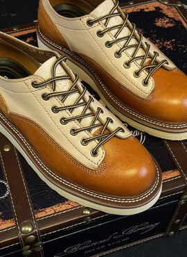 Casual Retro Old Handmade Men's Big Head Leather Shoes