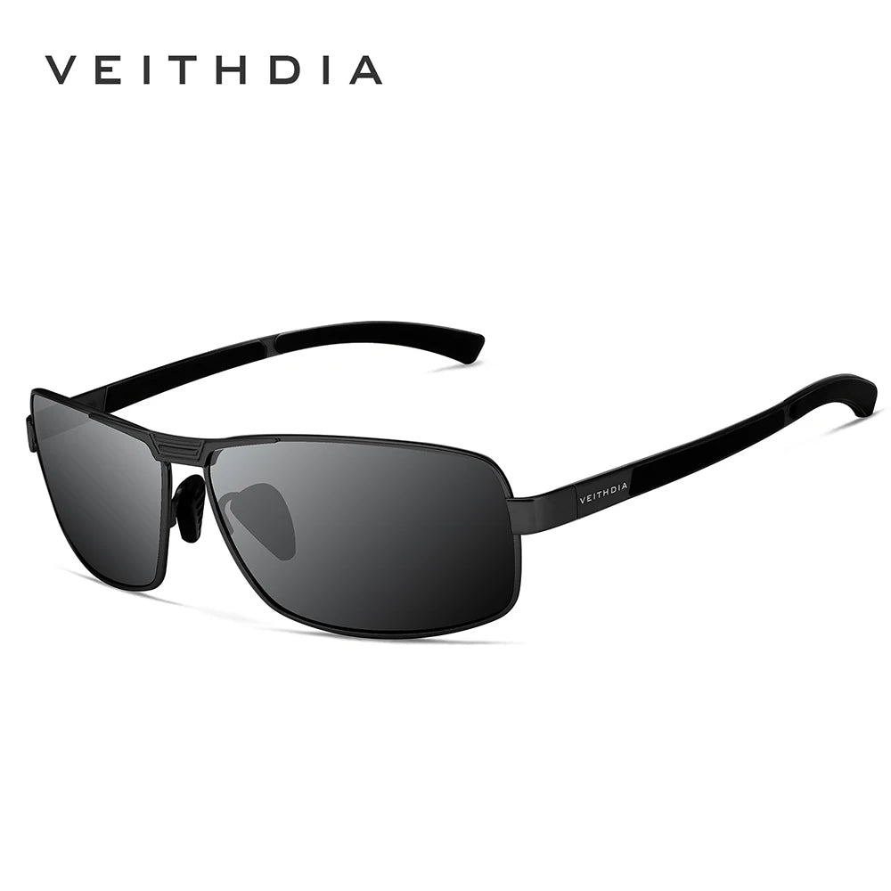 VEITHDIA Brand Designer Vintage Sunglasses Men Polarized UV400 Lens Classic Outdoor Sports Sun Glasses Male Driving Eyewear
