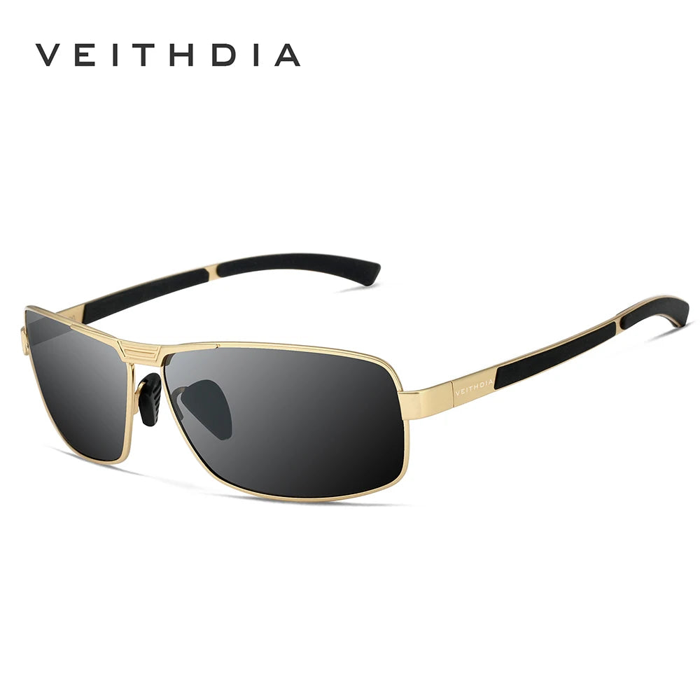VEITHDIA Brand Designer Vintage Sunglasses Men Polarized UV400 Lens Classic Outdoor Sports Sun Glasses Male Driving Eyewear