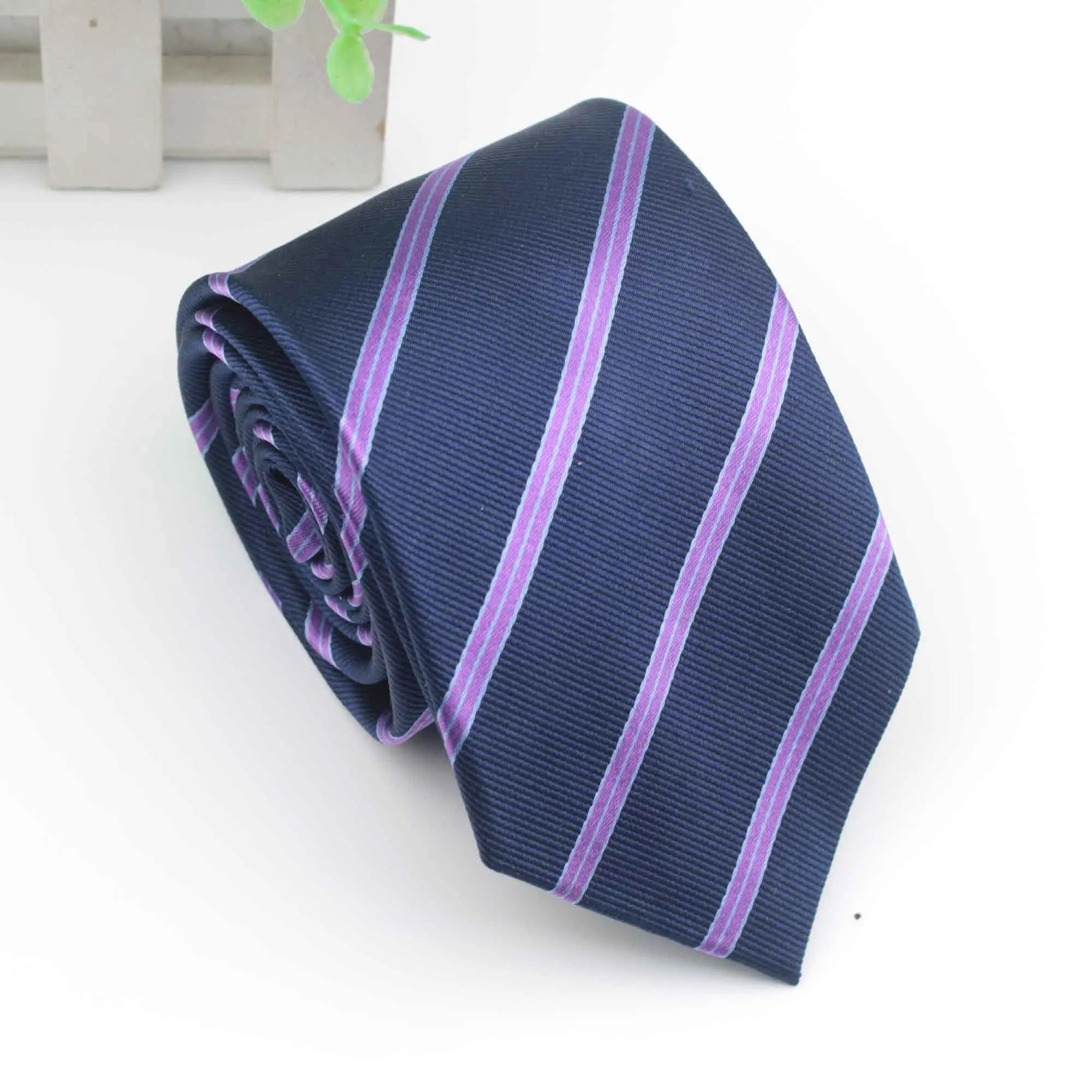 Striped Standard 100% Natural Silk Neck Tie for Mens Formal Shirt Geometric Floral Dots Ties 8CM Width Wedding Party Men Gift