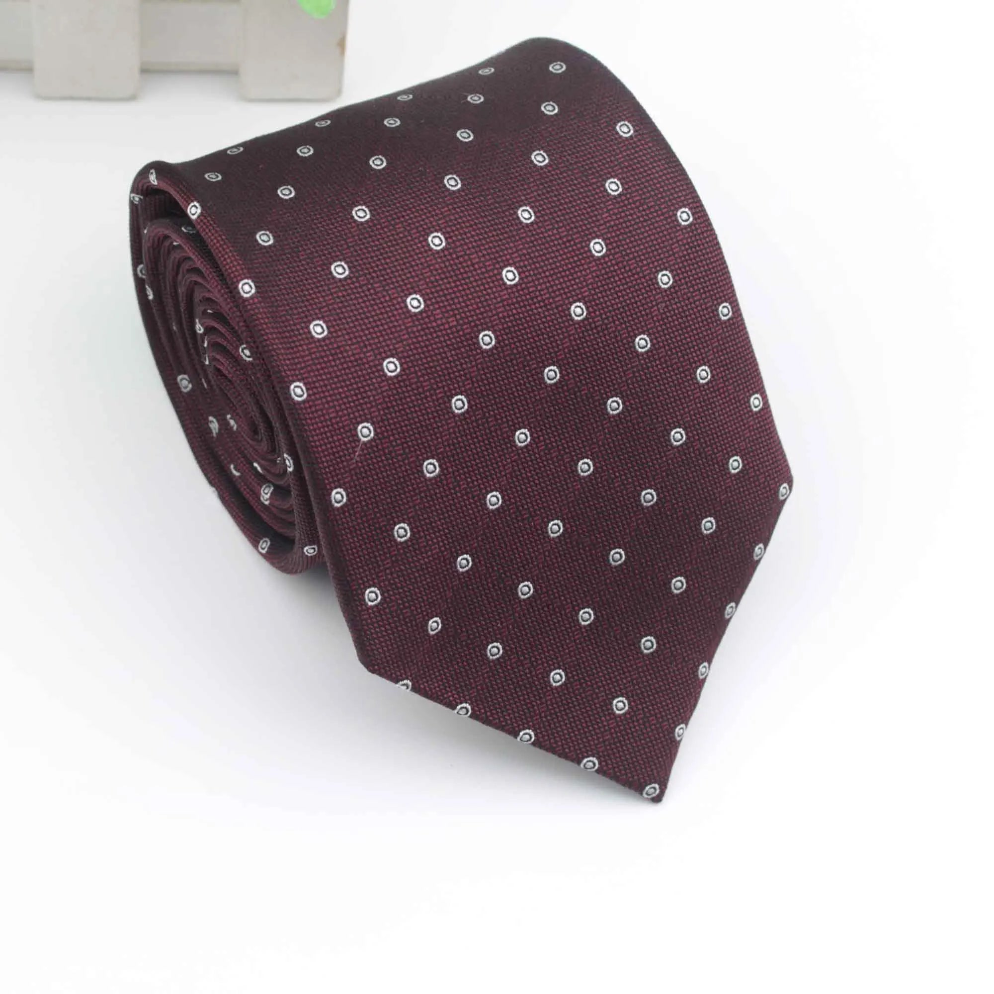 Striped Standard 100% Natural Silk Neck Tie for Mens Formal Shirt Geometric Floral Dots Ties 8CM Width Wedding Party Men Gift