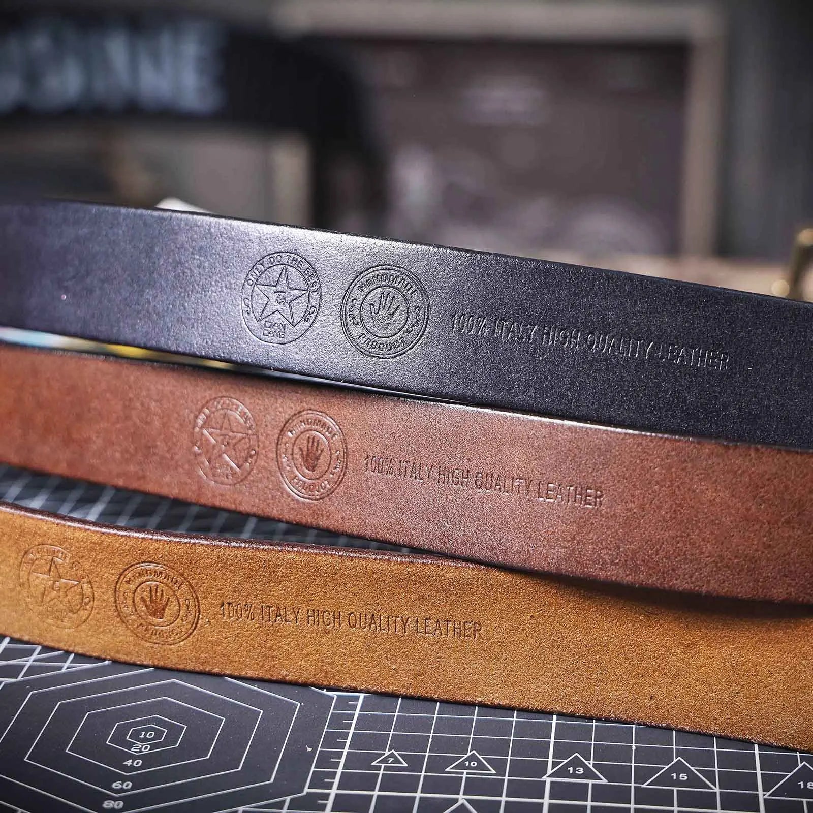 Vintage Thickened Genuine Leather Men's Belt, Casual Pin Buckle Belt With Gift Box, Top-layer Cowhide Pure Italian Leather, High