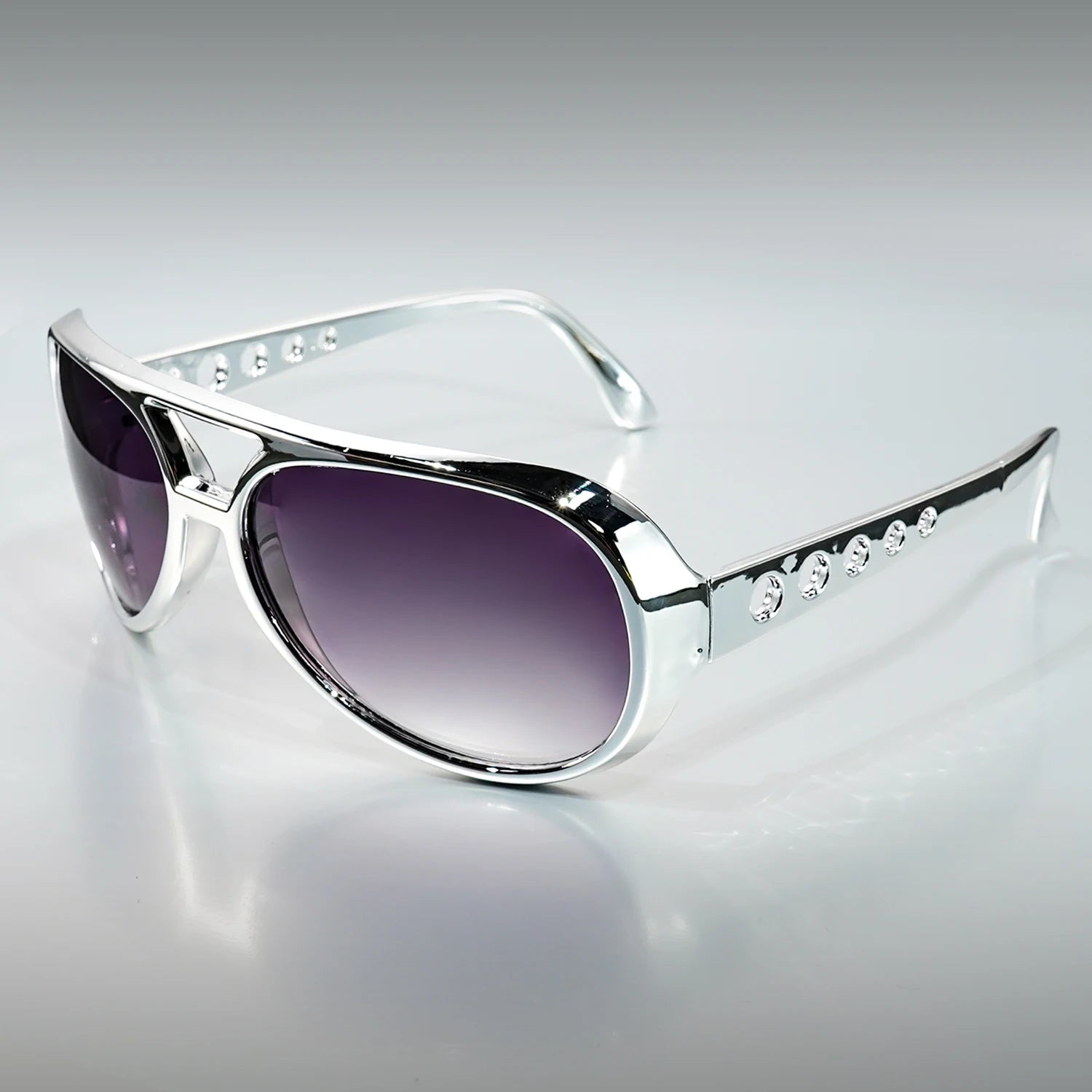 Unisex Double Bridge Pilot Fashion Sunglasses - Large Frame, Fashion Accessory for Men & Women, Fashion Eyewear