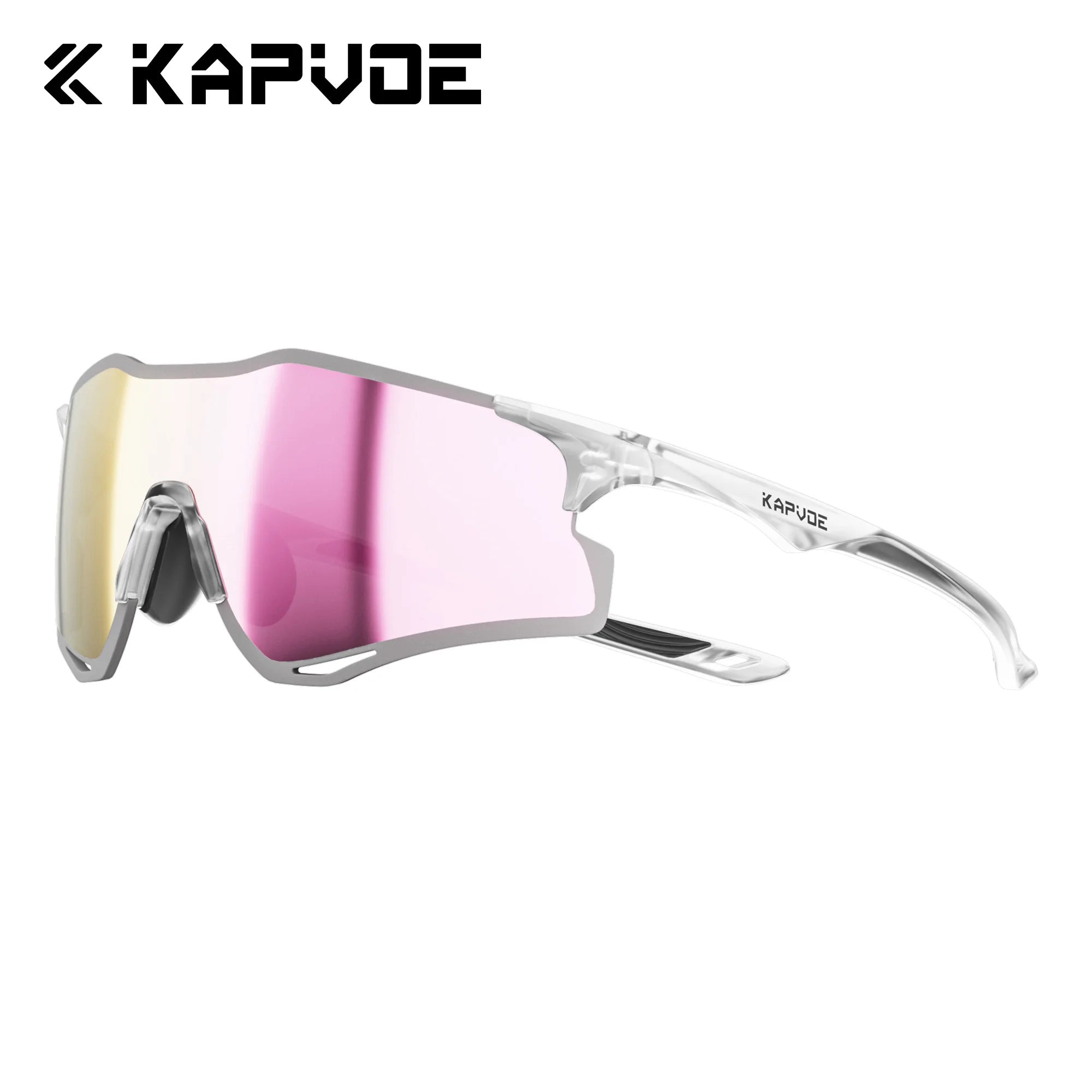 Kapvoe New Men Running Sunglasses Bicycle Glasses MTB Bike UV400 Driving Eyewear Outdoor Road Marathon Running Women Goggles